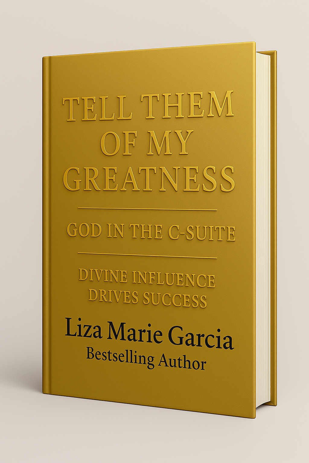 Tell Them Of My Greatness